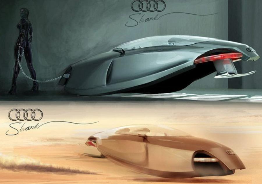 Эскиз Audi Shark Concept 2009 года  (фото 2 из 6)